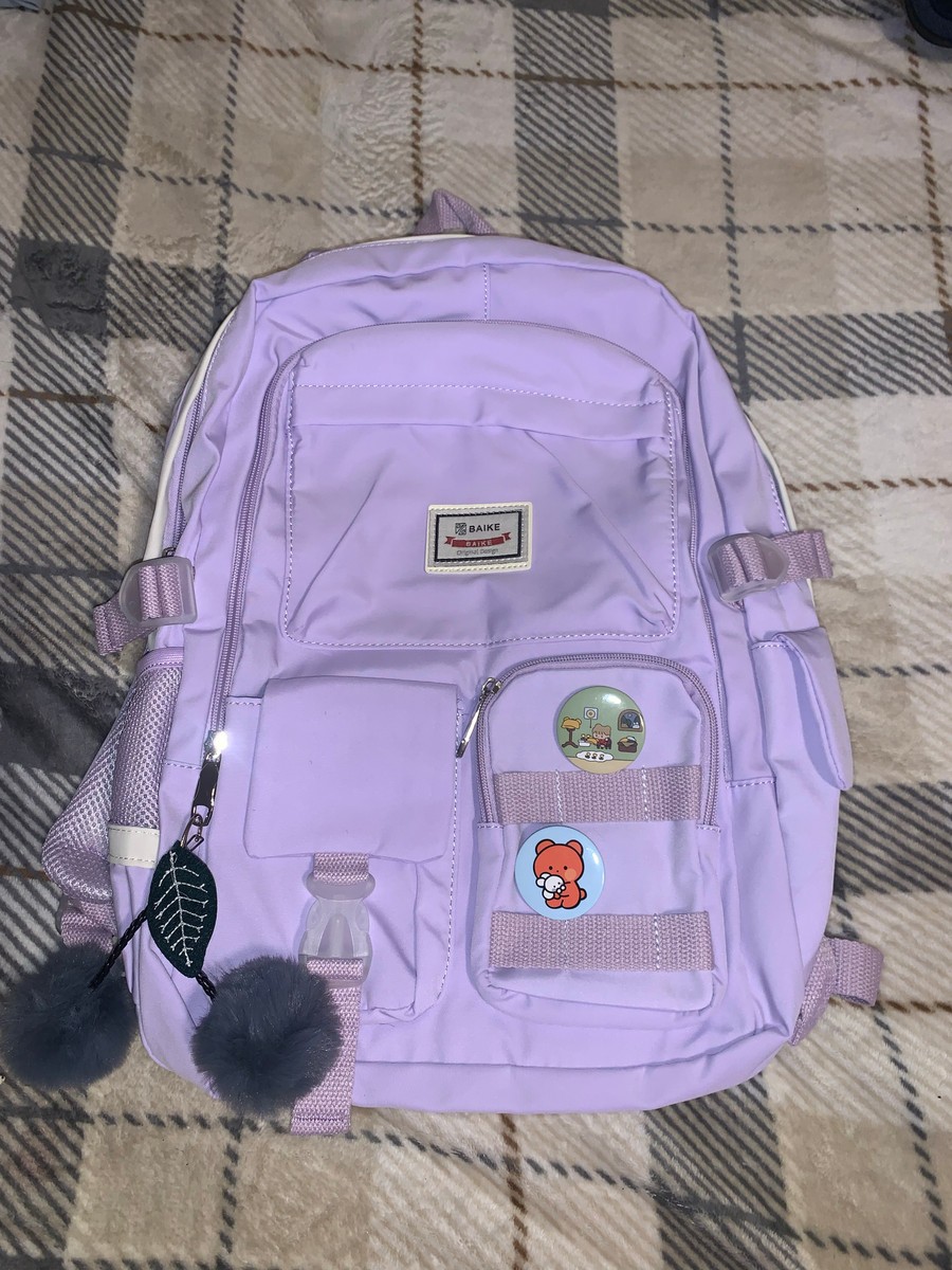 Baike Multi-Pocket Aesthetic Backpack - image 1