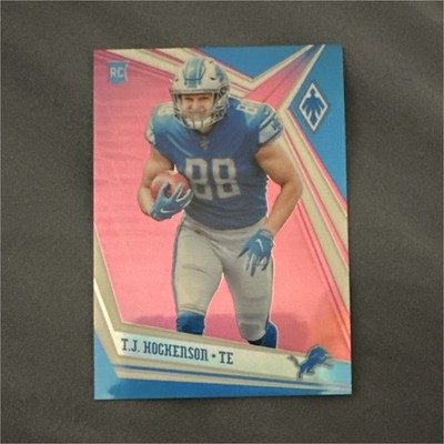 Panini Phoenix Pink Prizm Rookie T.J. Hockenson #119 /199 - Lions (NFL) 2019
