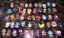 Lot of 50 Mixed Hatchimals Mini Toy Figures Collectibles Silver Wings Common a