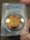 1885-O Morgan Silver Dollar PCGS MS64 Superb Color Monster Gorgeous Toning Wow!