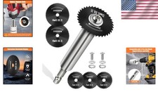 Inside Pipe Cutter for PVC Pipe with 5 Replacement Saw Blades, 1/4 Inch Hex Shan