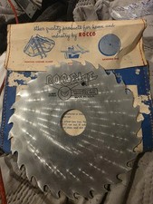 Vintage Roc-Edge Circular Saw Blade with Original Sleeve - Made in USA