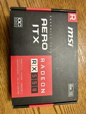 MSI Radeon AMD RX 550 OC Edition 2GB
