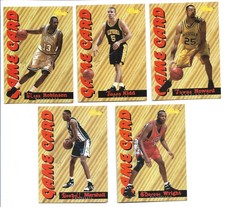 Set of 5 1994 Classic Game Card Basketball Inserts - Jason Kidd