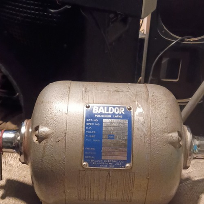 #ad Baldor 350 Induction Motor 1 6 HP 115V Single Phase 60Hz 3450 1725 RPM $275.00