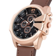 Lobstein & Söhne® "Fridolin" Uhr braun *NEU* OVP TOP