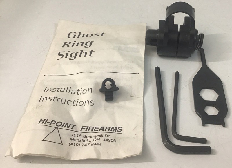 Hi Point Ghost Ring Sight @ Tools  Instructions, Trigger Lock 