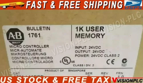 New  Sealed AB 1761-L16BBB MicroLogix 1000 16 Point Controller US Free Tax
