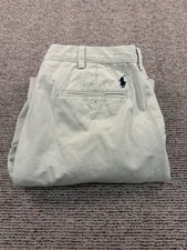 Vintage Polo Ralph Lauren Mens Beige Preston Pants Mens 38x30 Y2K