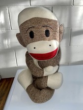 maxx the sock monkey plush almost four feet long 