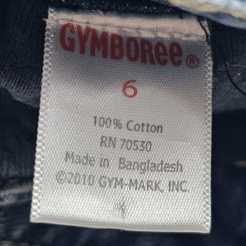Gymboree Little Girls Size 6 Blue Jean Skirt Skort Snap Pockets Cotton 2011 - Picture 5 of 6
