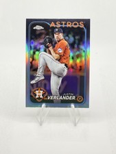 2024 Topps Chrome Justin Verlander #291 Refractors Houston Astros