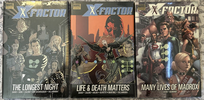 X-Factor Premiere Edition HC Lot, 3 Books 1-3, Peter David Run New Sealed