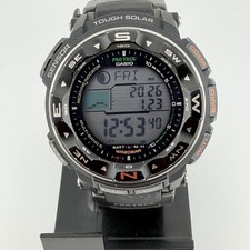 Casio Pro Trek Triple Sensor Tough Solar PRW-2500 52mm Compass Watch 3258