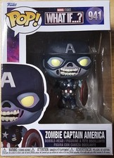 Funko Pop! Marvel What If...? Zombie Captain America #941 Bobblehead Figure