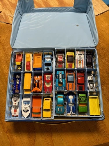 1976 Vintage MatchBox Cars With Case