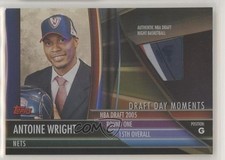 2005-06 Topps Big Game Draft Day Moments Basketball 70/75 Antoine Wright z5i