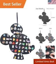 Durable Hanging Brooch Display Enamel Pin Organizer in Adorable Cartoon Shape