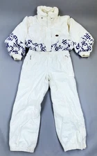 VTG 80s Anoralp France Schmello Womens US Sz 14 Snowsuit Onepiece Ski Snow Bib