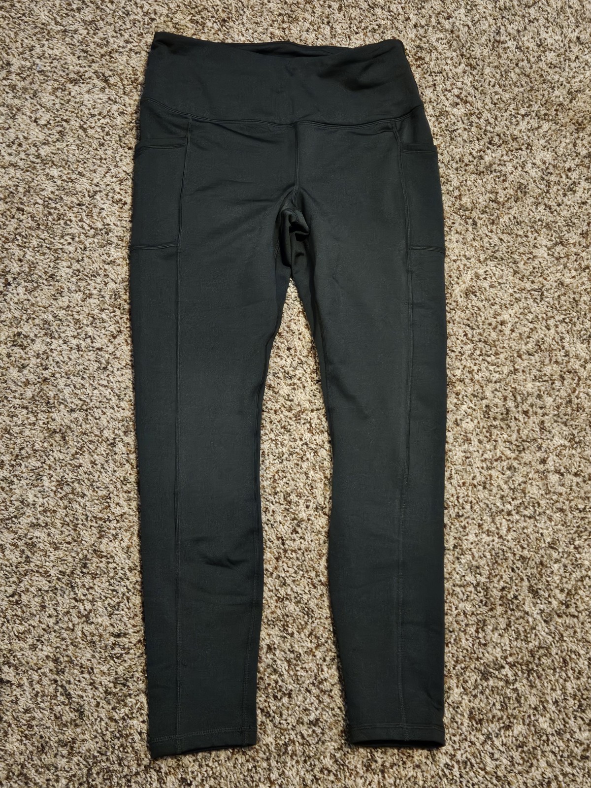 90 Degrees By Reflex Leggings Yoga Pants Womens XL Hunter Green