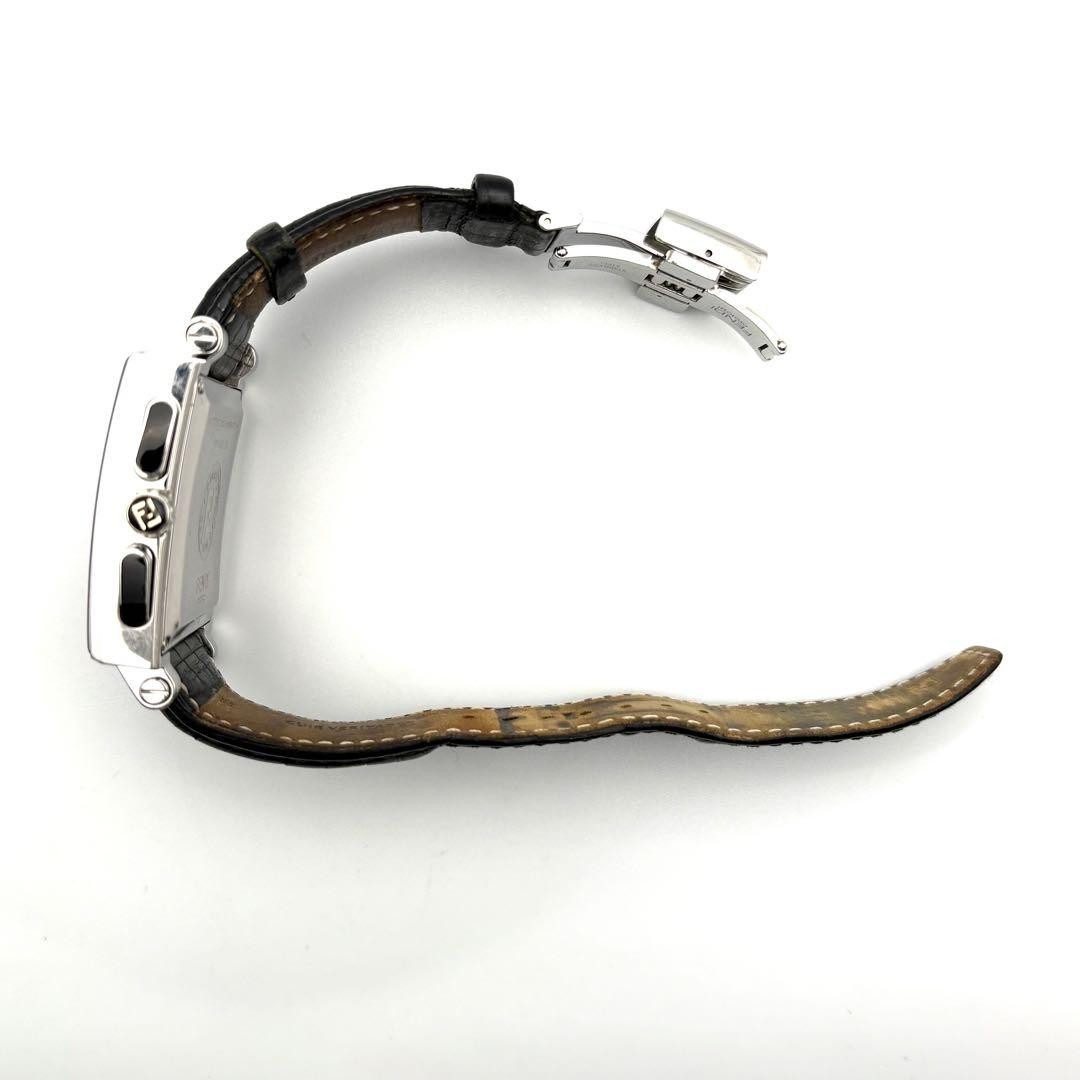 Fendi Quadro Ceramic Chronograph Men's Quartz 39mm Used Authentic thumbnail 5