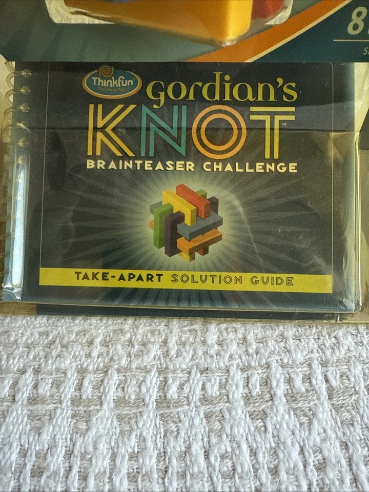 Thinkfun Gordian's Knot Brainteaser Challenge Toy with Guide (2005) Brand New - Image 4 of 4