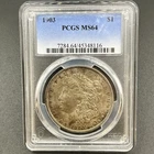 1903 MORGAN SILVER DOLLAR PCGS MS64 11XDA25