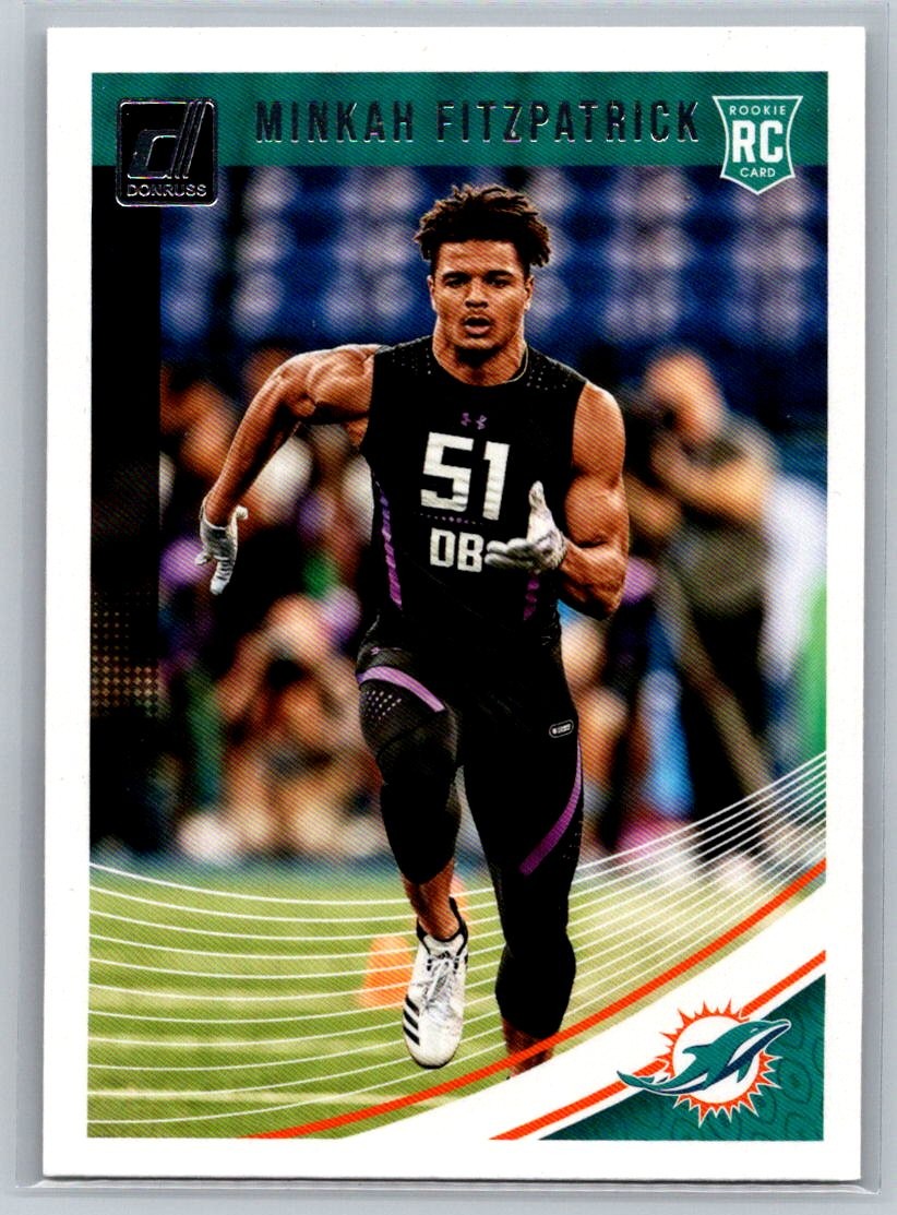 2018 Donruss #353 Minkah Fitzpatrick Rookie Miami Dolphins E65