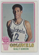 1973-74 Topps Walter Simon #218 0bn8
