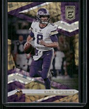 2020 Panini Elite Kirk Cousins Gold /10 