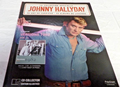 CD + LIVRE JOHNNY HALLYDAY LA COLLECTION OFFICIELLE VERSION 1982 (vol.2) 1961 - Photo 1/3