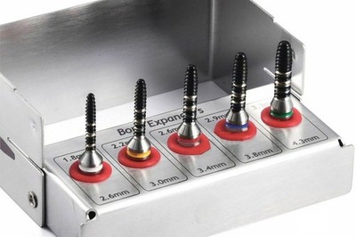 Bone Expander Kit 5pcs Screws Dental Implant Titanium Coated Surgical Surgery