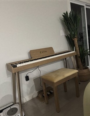 Donner DDP-60 Digital Piano Keyboard With Stand Pedal Built in 25W Speakers