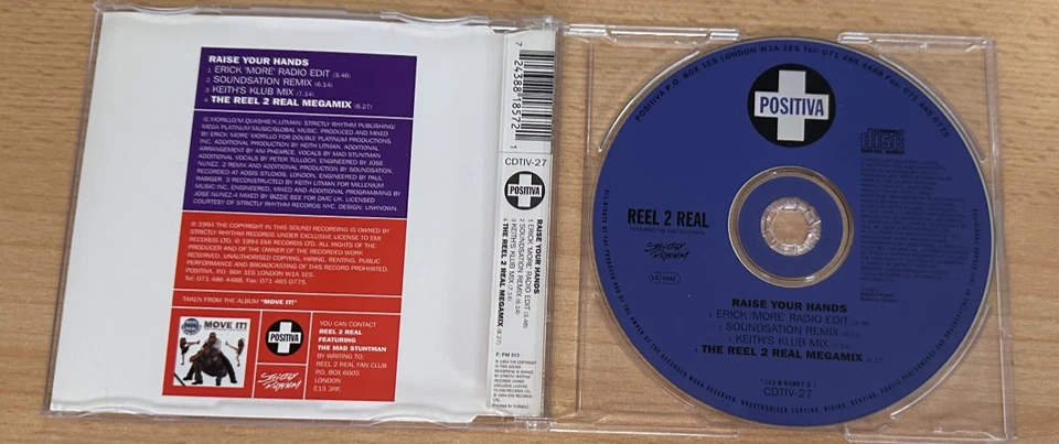Reel 2 Real featuring The Mad Stuntman – Raise Your Hands (Maxi CD) - Bild 2 von 4