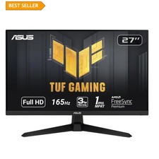 27-Inch TUF Gaming Monitor: 1080P, 165Hz, FreeSync, Eye Care for Gaming