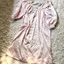 Vintage Featherbed Whimsical Lace Victorian Heritage Nightgown Womens M Coquette