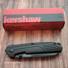 Kershaw Fiber 1367 A/O Tactical Liner Lock Folding Pocket Knife 4.25" Closed