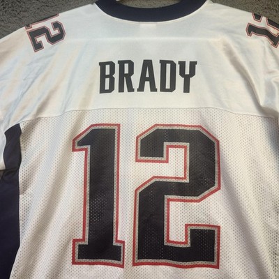 リーボック NFL ニューイングランド・ペイトリオッツ Brady Vintage New England Patriots Jersey Boys Men Medium Blue Tom