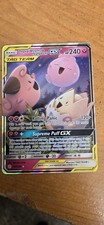 Carta Pokemon Togepi & Cleffa & Igglybuff GX 143/236 Holo Eclissi Cosmica