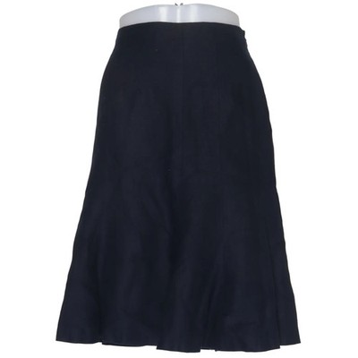 Chaps, Rock, Größe: 44, Blau, Leinen/Polyester, Einfarbig, Damen #HAV
