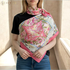 RARE VINTAGE HERMES Silk Scarf "Tropiques" Carre 90 by Laurence Bourthoumieux