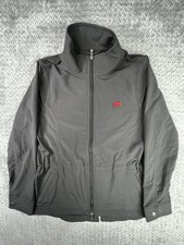 Peter Millar Full Zip Golf Pullover Womens Small Black Arkansas Razorbacks