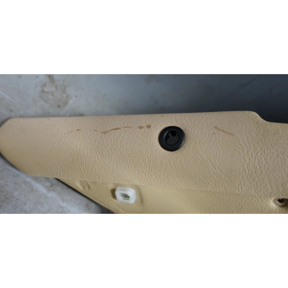 99-06 BMW E46 3-Series 4-Door Rear Interior Door Card Trim Panel Pair Beige OEM - Image 4 of 4