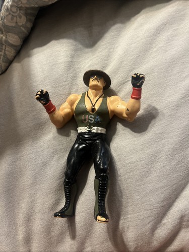 1987 Hasbro GI Joe Sgt Slaughter 8 Rubber Wrestlin...