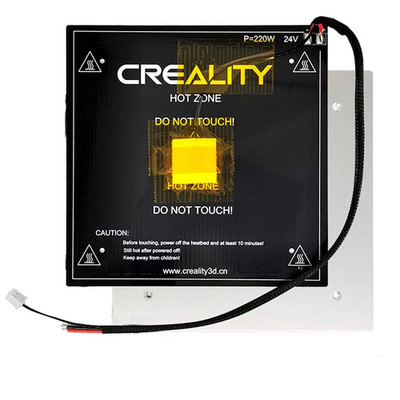 Official Ender 3 V2 Heated Bed 3D Printer Replacement Hot Bed 220W 24V with Cabl
