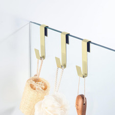 Shower Door Hooks,Towel Hook, over Glass Door Hook for Bathroom, Suit for Framel