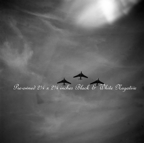 RAF Victor B1 XH588, 591, 592, Farnborough 9.59, B&W Negative, Aviation Aircraft