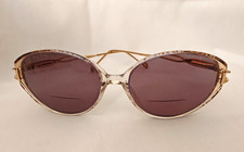 Vintage Diane Von Furstenberg Gold Eyeglasses Frame BRM 53-18-140