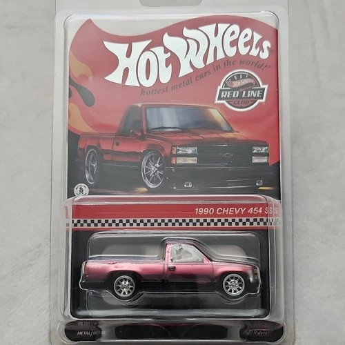 Hot Wheels Red Line Club 1990 Chevy 454 SS Pickup Truck 1:64 Diecast Limited Ed…