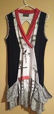 TANGO MANGO Collection Multi Color Very Cool & Different  Dress XL Womens